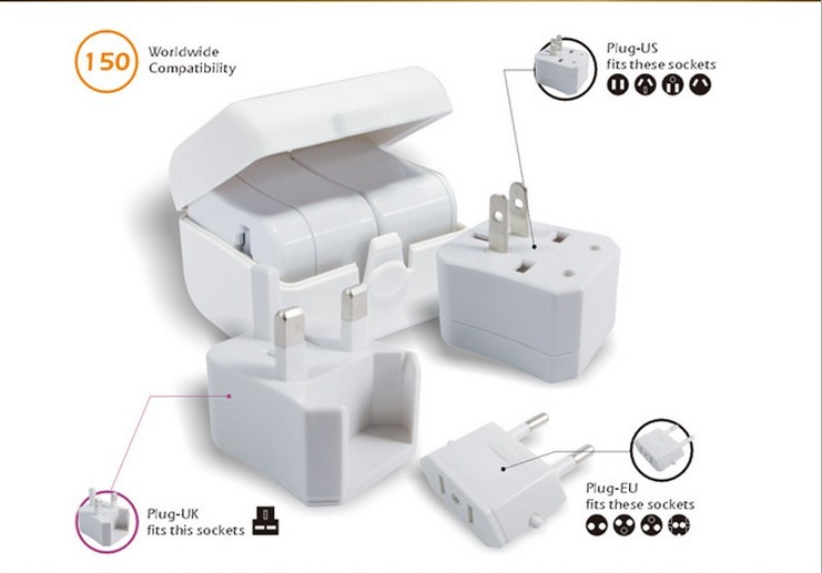 Universal Travel Plug Power Outlet Socket Adapter Converter US UK EU AU 